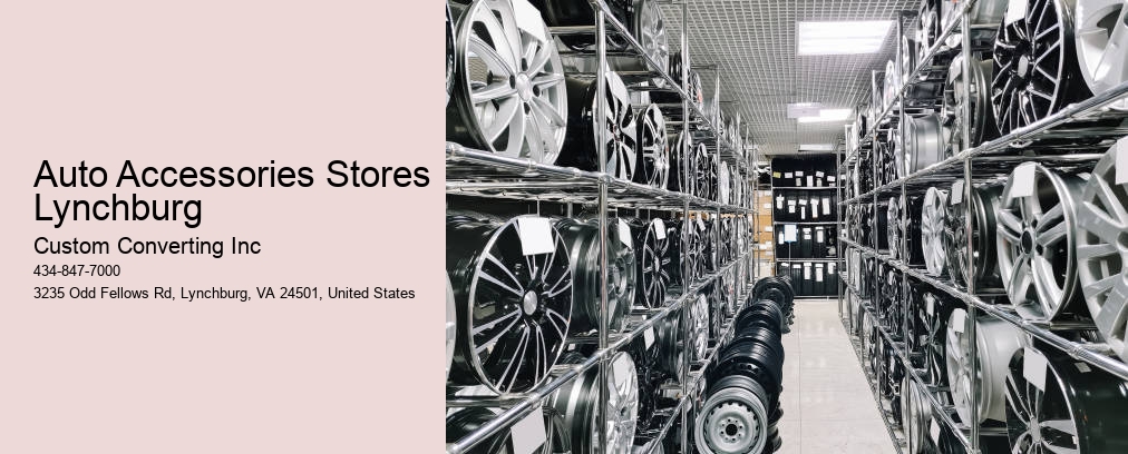 Auto Accessories Stores Lynchburg